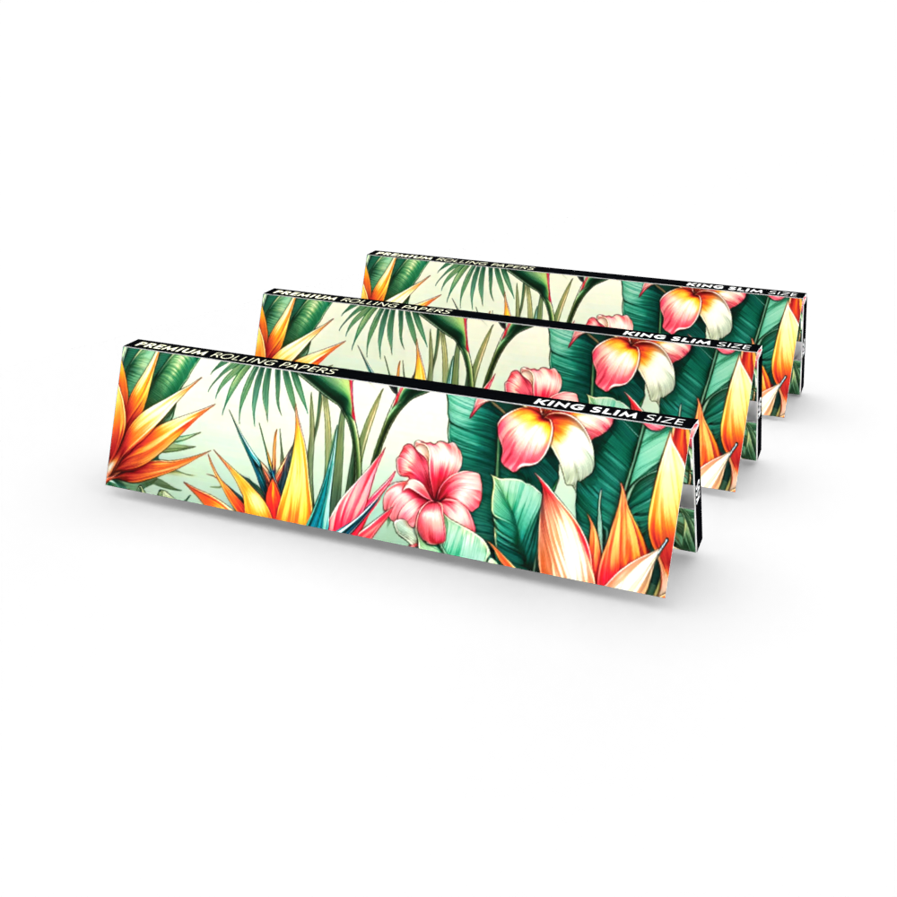 ROLLING PAPERS - FLAMINGO HELICONIA