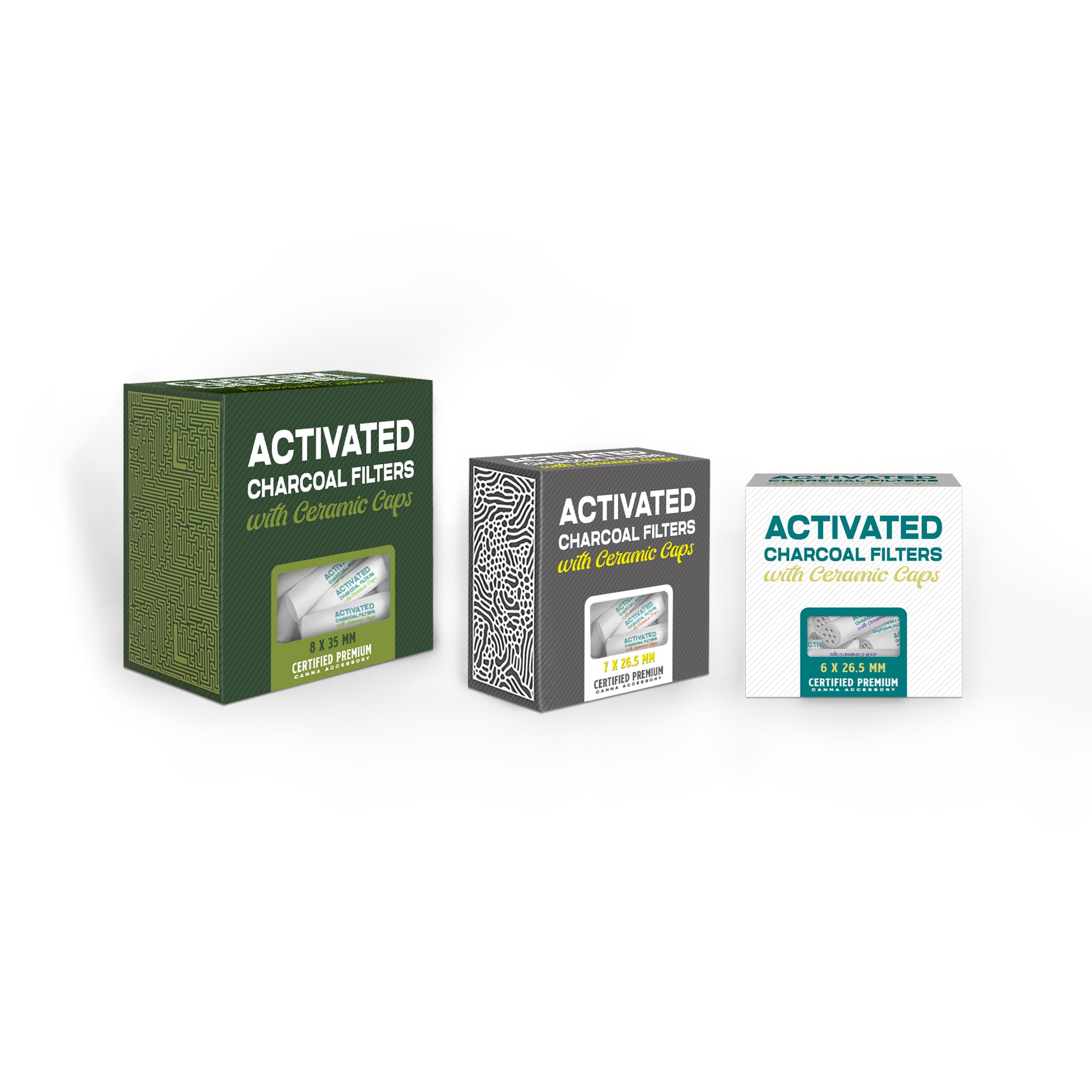 Activated Carbon Filters Regular 8 x 35 mm (actiTube)