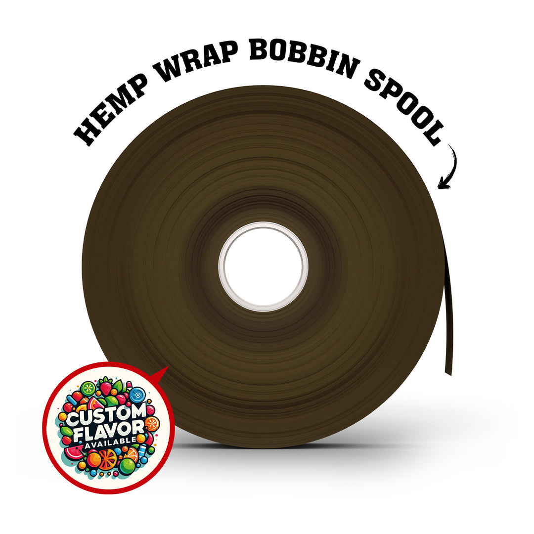 FLAVORED HEMP WRAP BOBBIN SPOOL