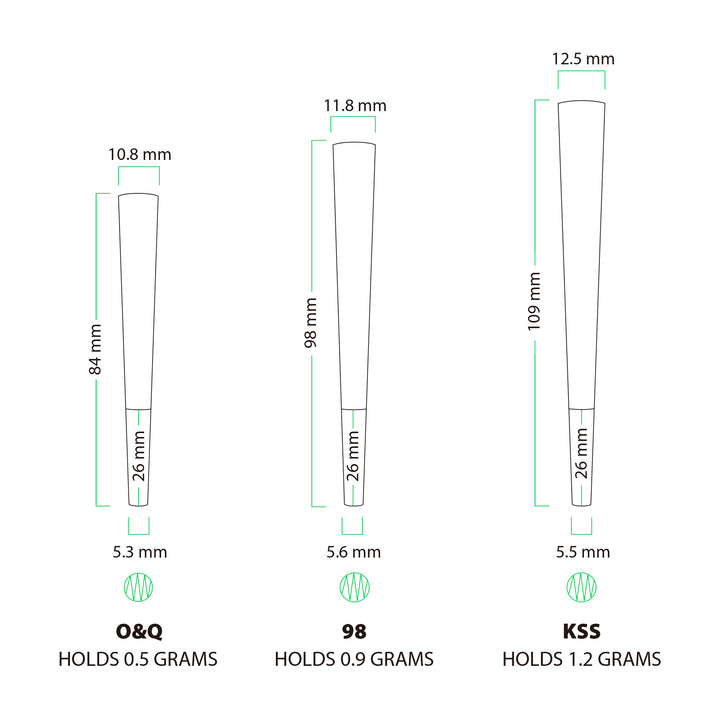 Custom Pre Rolled Turned Edge Box 2PK Quarter Size