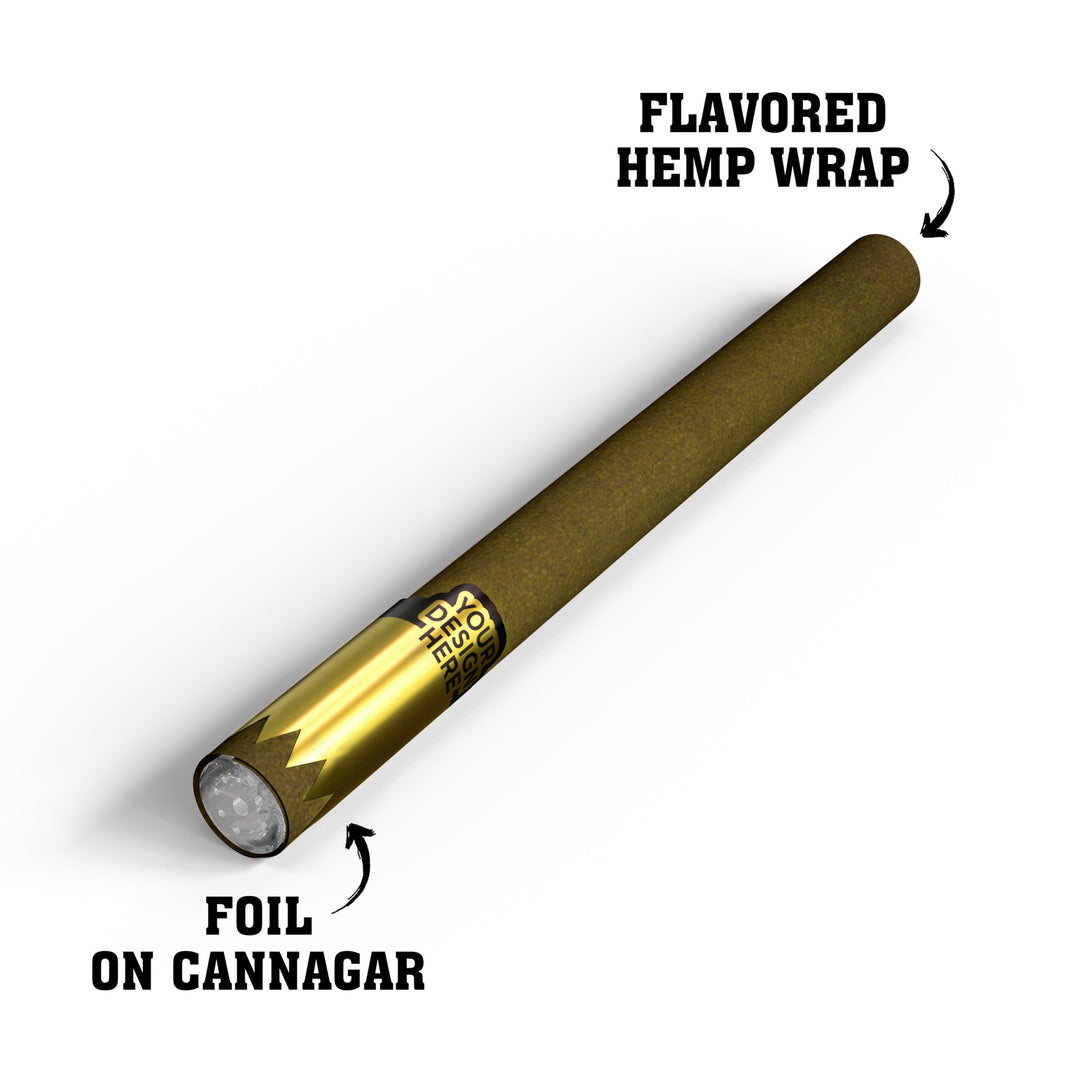 CUSTOM FLAVOR HEMP WRAP CANNAGARS