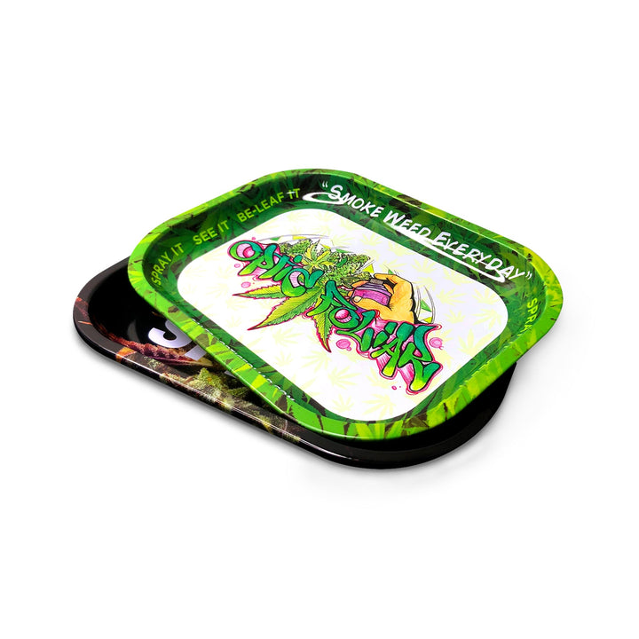 🥦 CANNAYA DESIGN? 👩‍🎨 - Custom Tin Rolling Tray - Medium