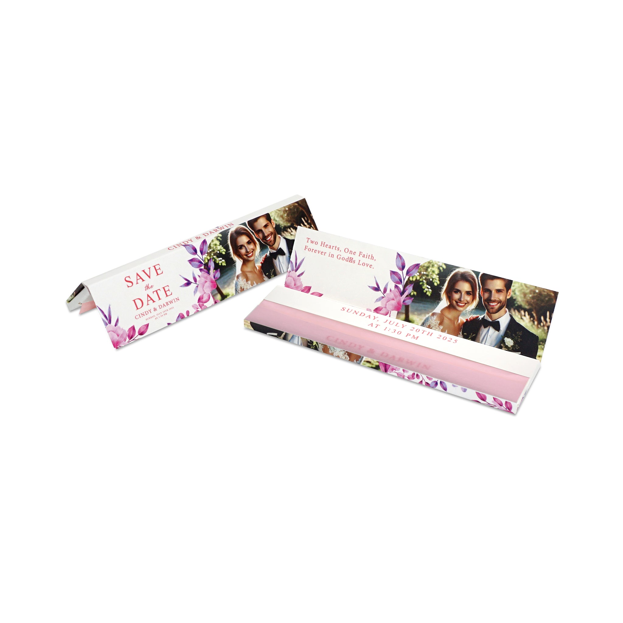 Printed Wedding Invitations Rolling Paper