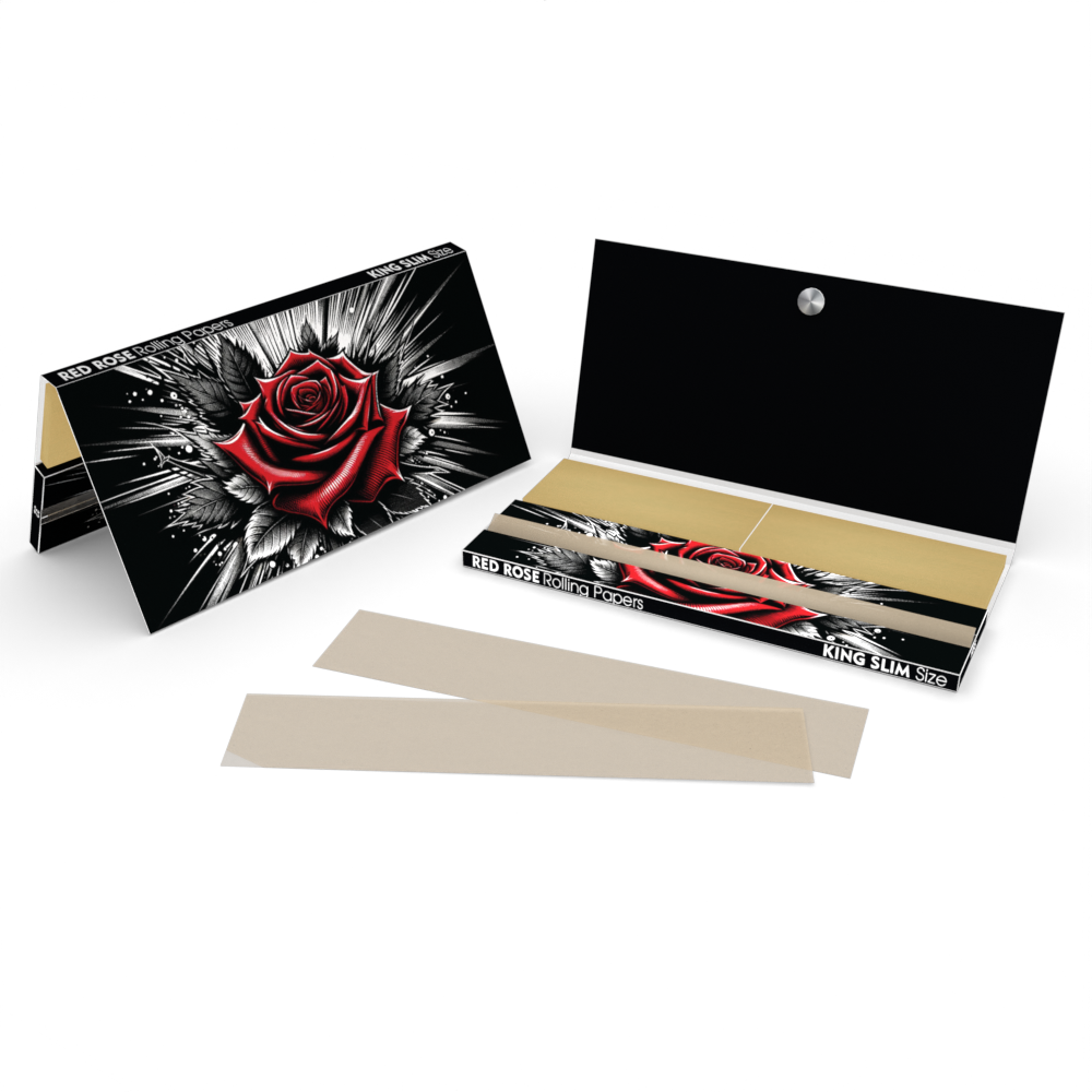 ROLLING PAPERS + CRUTCHES + MAGNETS - RED ROSE V1