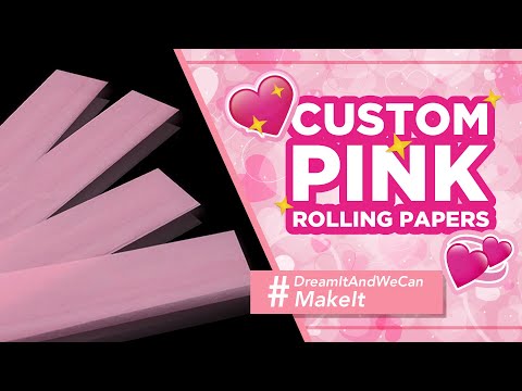 Custom Pink Rolling Paper 💖