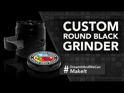 Custom Round Black Grinder (62MM*71MM)