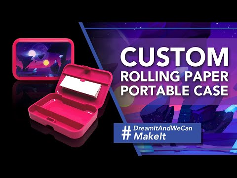 Custom Rolling Paper Portable Case