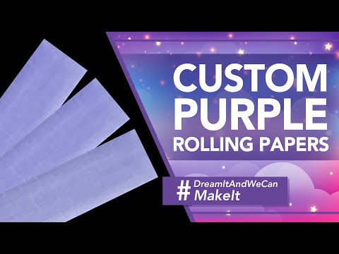 Custom Purple Rolling Paper 💜