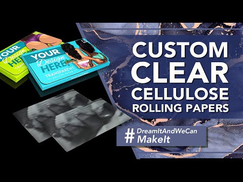 Custom Clear Cellulose Rolling Papers